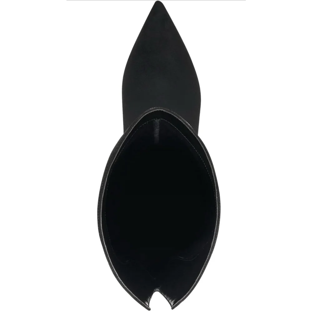 Women's Marc Fisher LTD Boots Black Over the Knee faux suede size 6